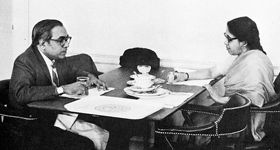 Anwarul and Mythili Haq 1970