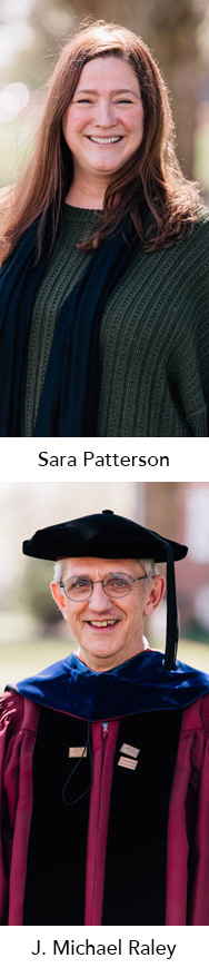 Hanover professors Sara Patterson and J. Michael Raley