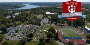 Hanover College campus aerial photo