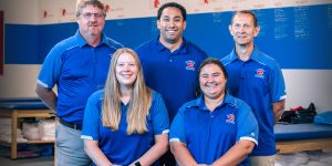 Hanover College athletic training staff