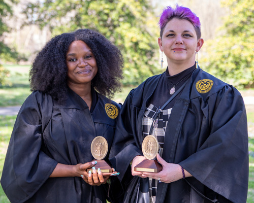 (l-r) Raechel Long and Wyatt Warner