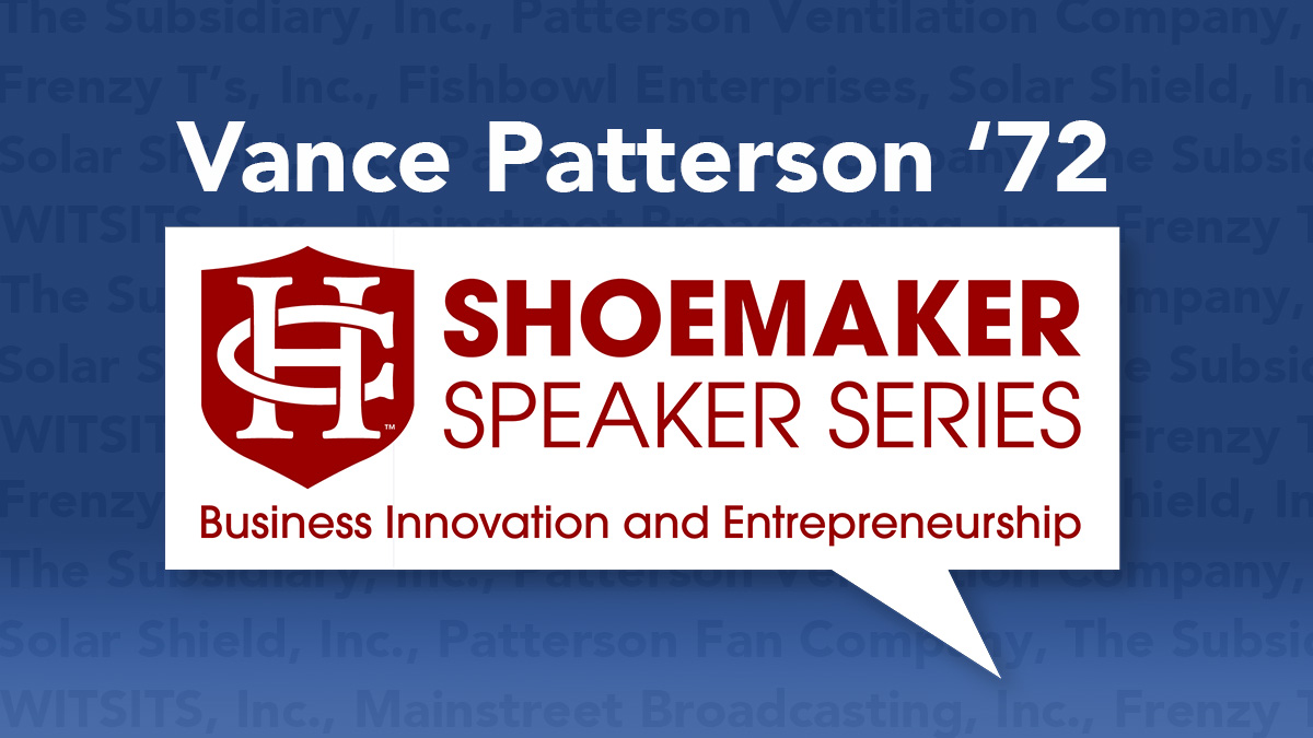 “Serial entrepreneur” returns for Shoemaker Speaker Series’ conversation