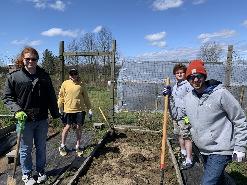 Community garden gardeners