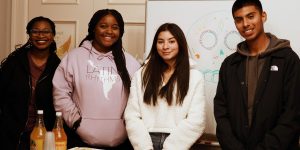 four Latino Student Union members