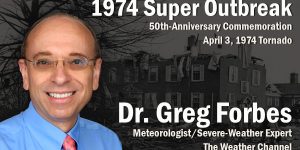 Severe-weather expert Dr. Greg Forbes, remembrance ceremony to commemorate April 3, 1974 tornado Dr. Greg Forbes - severe weather expert