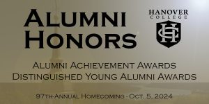 view from the point with Hanover logo