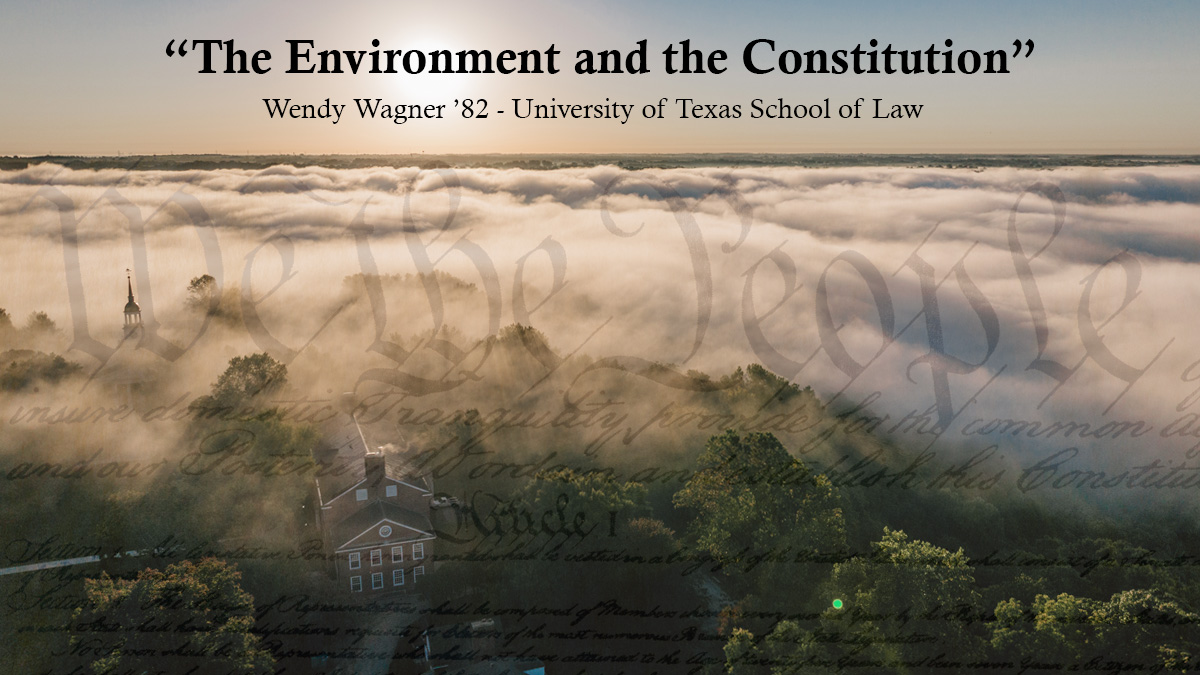 Law professor Wendy Wagner ’82 returns to deliver Constitution Day address