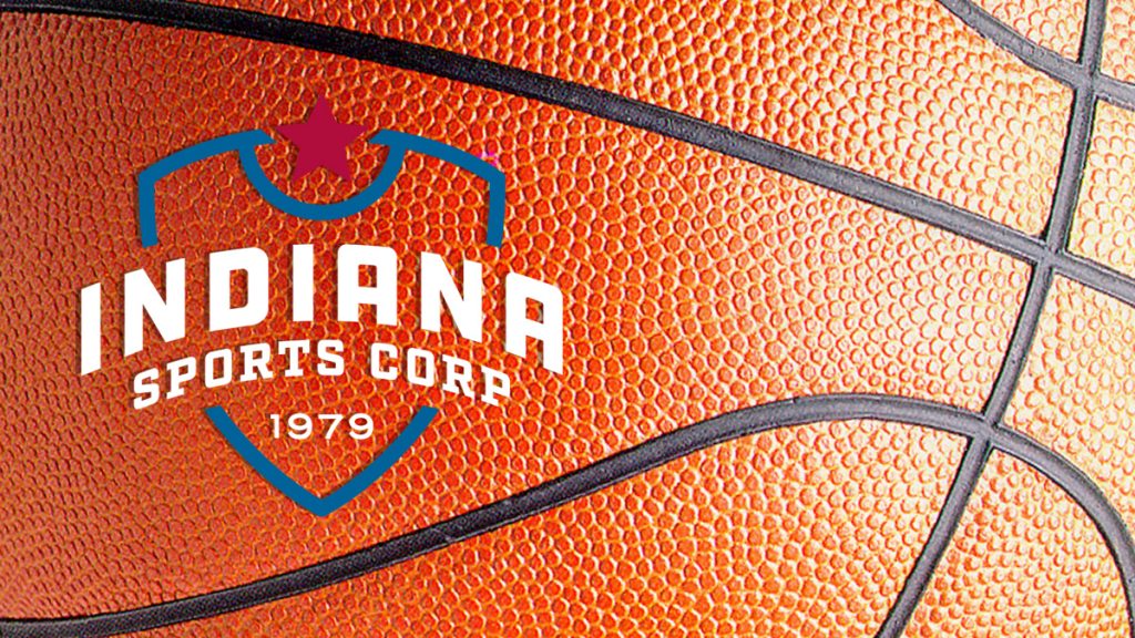 Indiana Sports Corp. logo and basketball