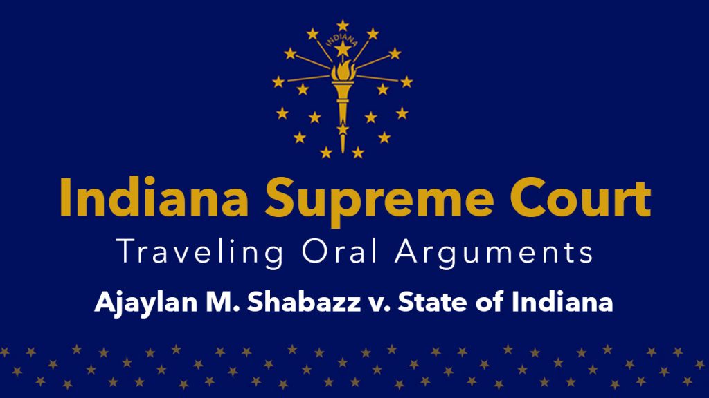 State of Indiana logo with Indiana Supreme Court text