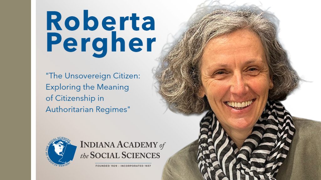 Roberta Pergher, Indiana University history professor