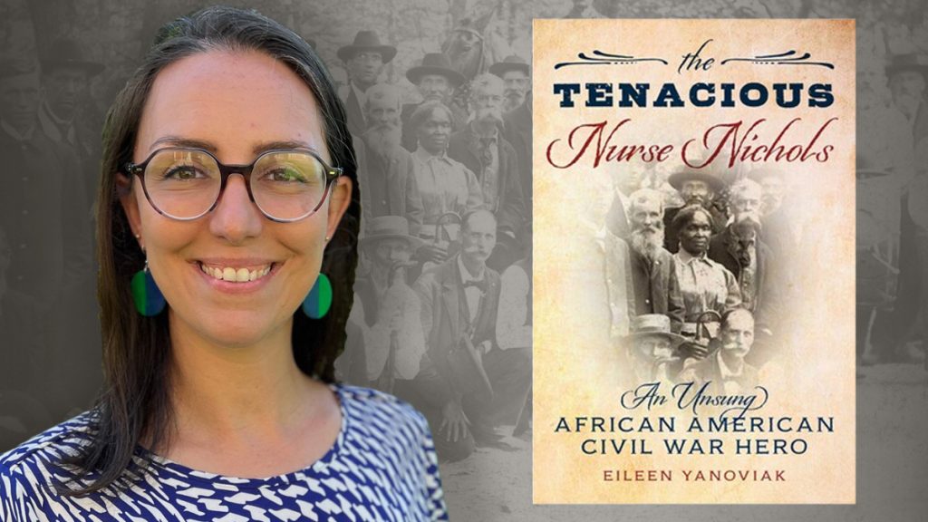 Author Eileen Yanoviak and Nurse Nichols book cover