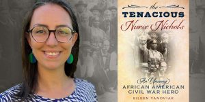 Author Eileen Yanoviak and Nurse Nichols book cover
