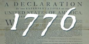Theatre Productions 1776 poster