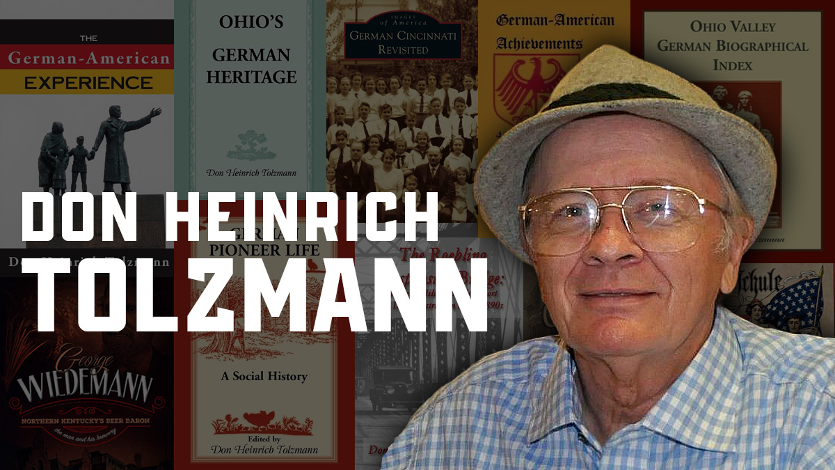 Don Heinrich Tolzmann and book covers